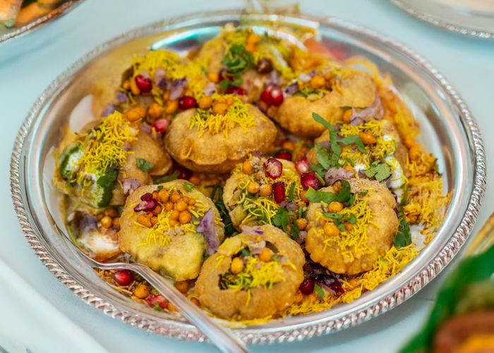 Aloo tikki chaat